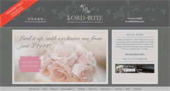 Desktop Screenshot of lordbute.com