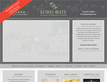 Tablet Screenshot of lordbute.com
